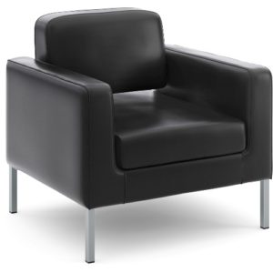 Hon Soft Thread Leather Lounge Chair