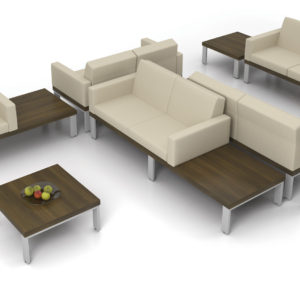 Lancelot Platform Seating with Side Tables